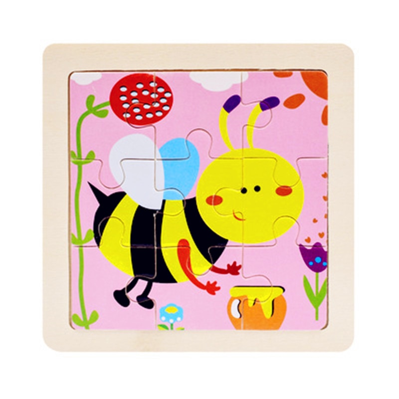 Wooden Jigsaw Puzzles Kids Activity